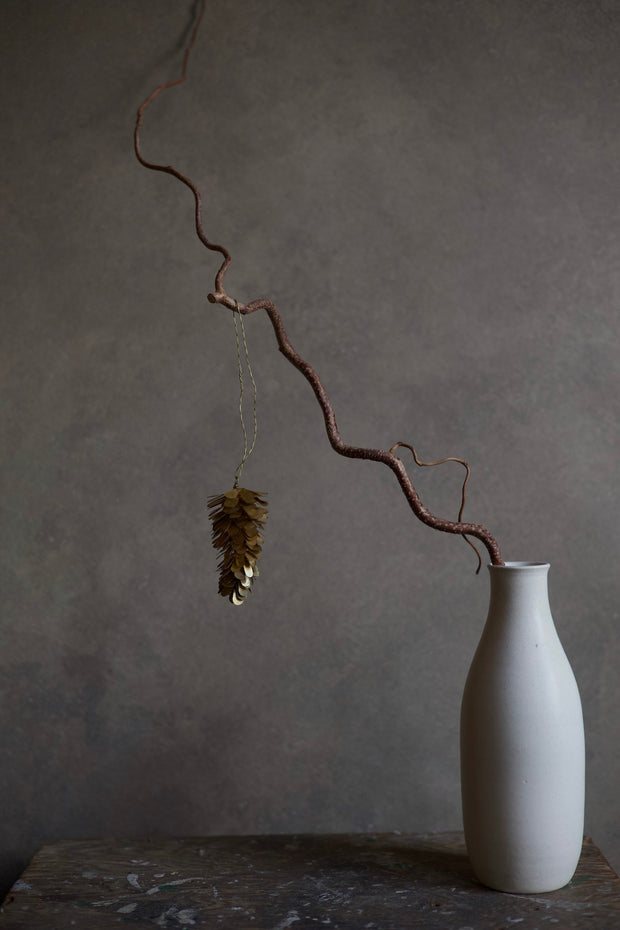 Brass Pinecone Ornament