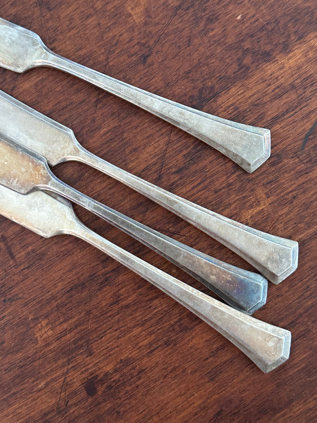 Silver Spreader Knives - Set of 4