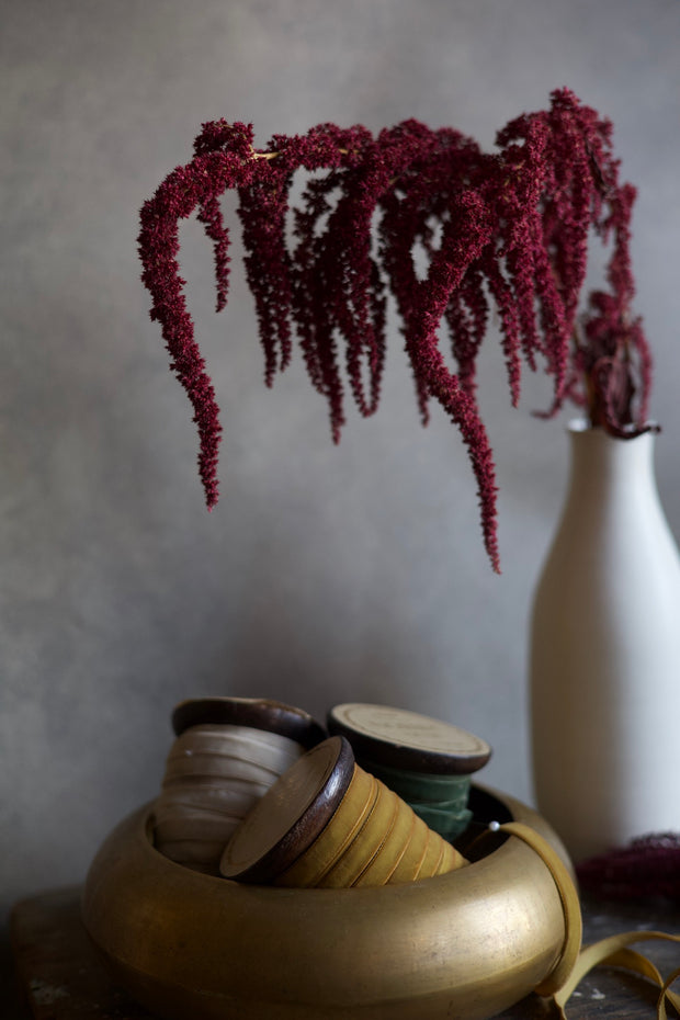 Mustard Velvet Ribbon