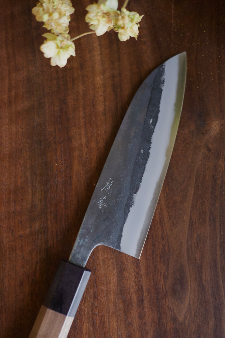 Carbon + Oak Knife - Niwaki