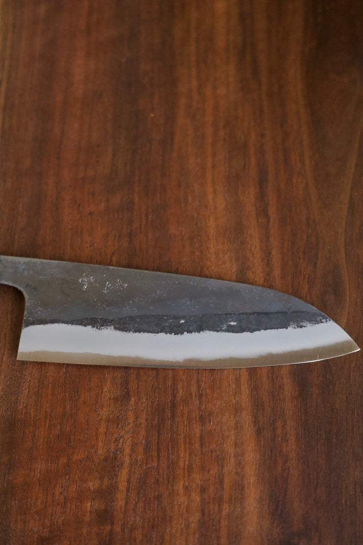 Carbon + Oak Knife - Niwaki