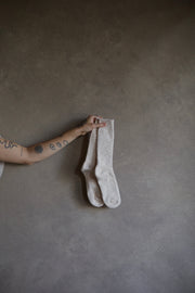 Cottage Socks: Oatmeal