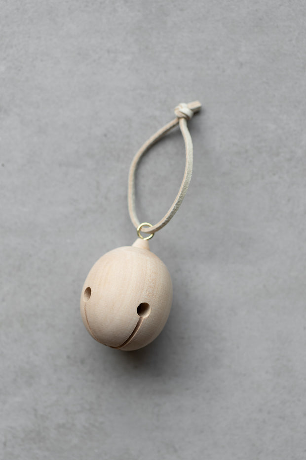 Wooden Jingle Bell Ornament