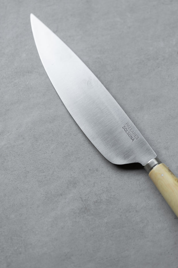 Carbon Steel Kitchen Knives - Boxwood Handle