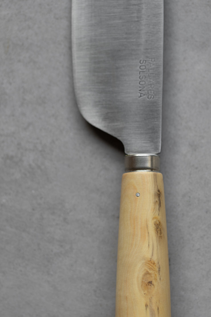 Carbon Steel Kitchen Knives - Boxwood Handle