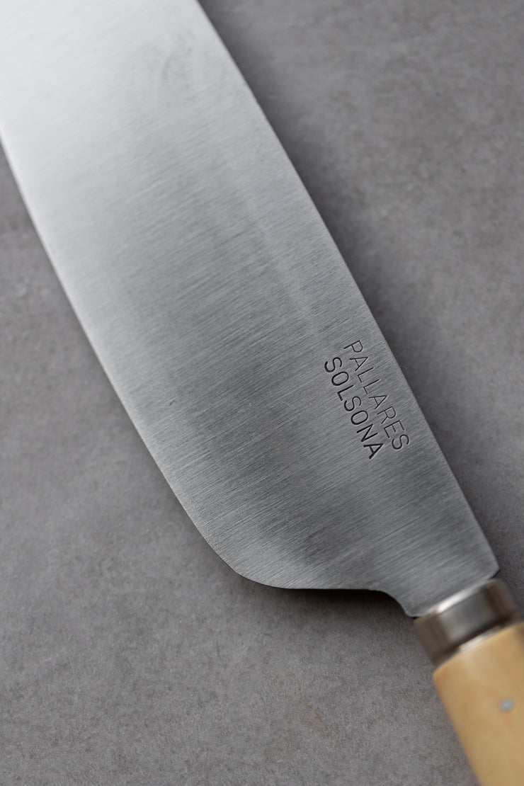 Carbon Steel Kitchen Knives - Boxwood Handle