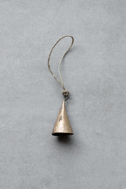 Pointed Brass Bell Ornament