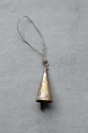 Pointed Brass Bell Ornament