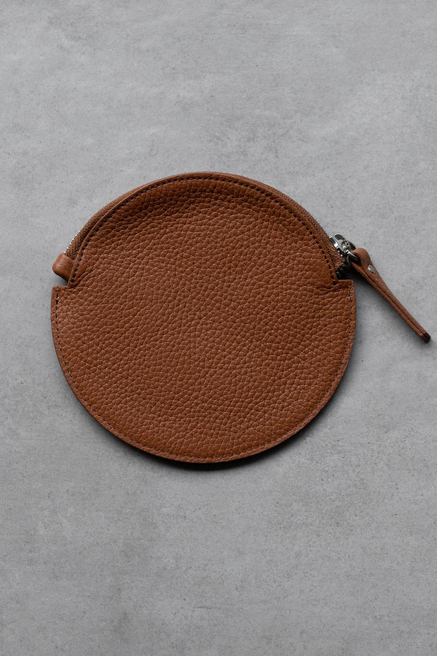 Handmade Leather Pouch - Caramel