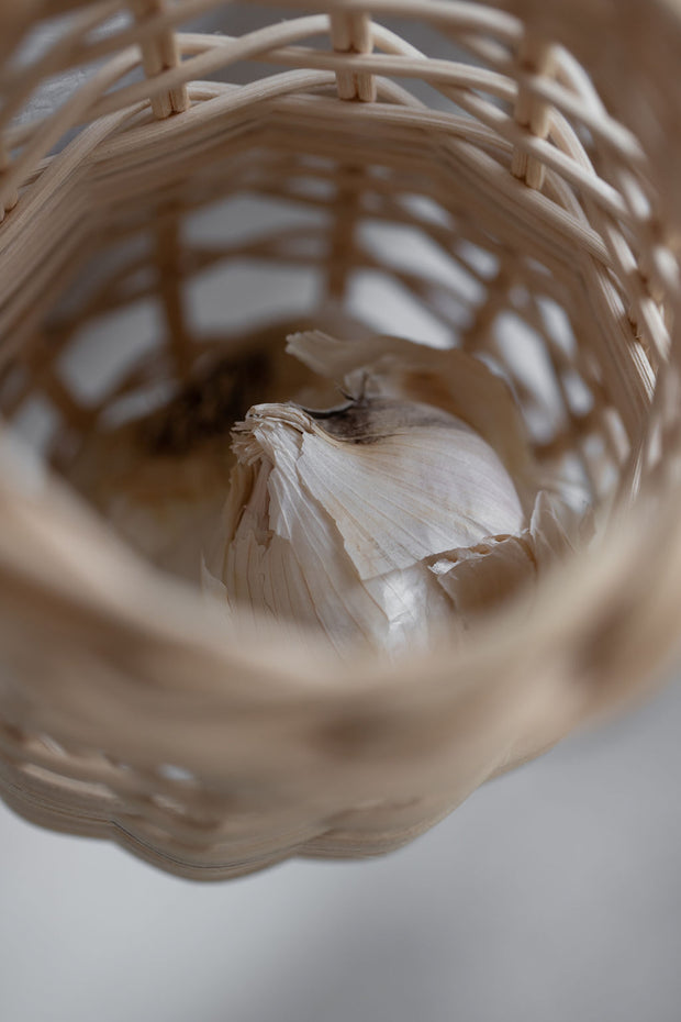 Woven Garlic Basket