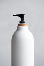 Ceramic Soap Dispenser - Matte White