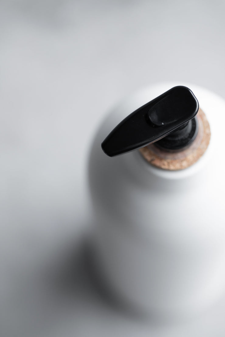 Ceramic Soap Dispenser - Matte White