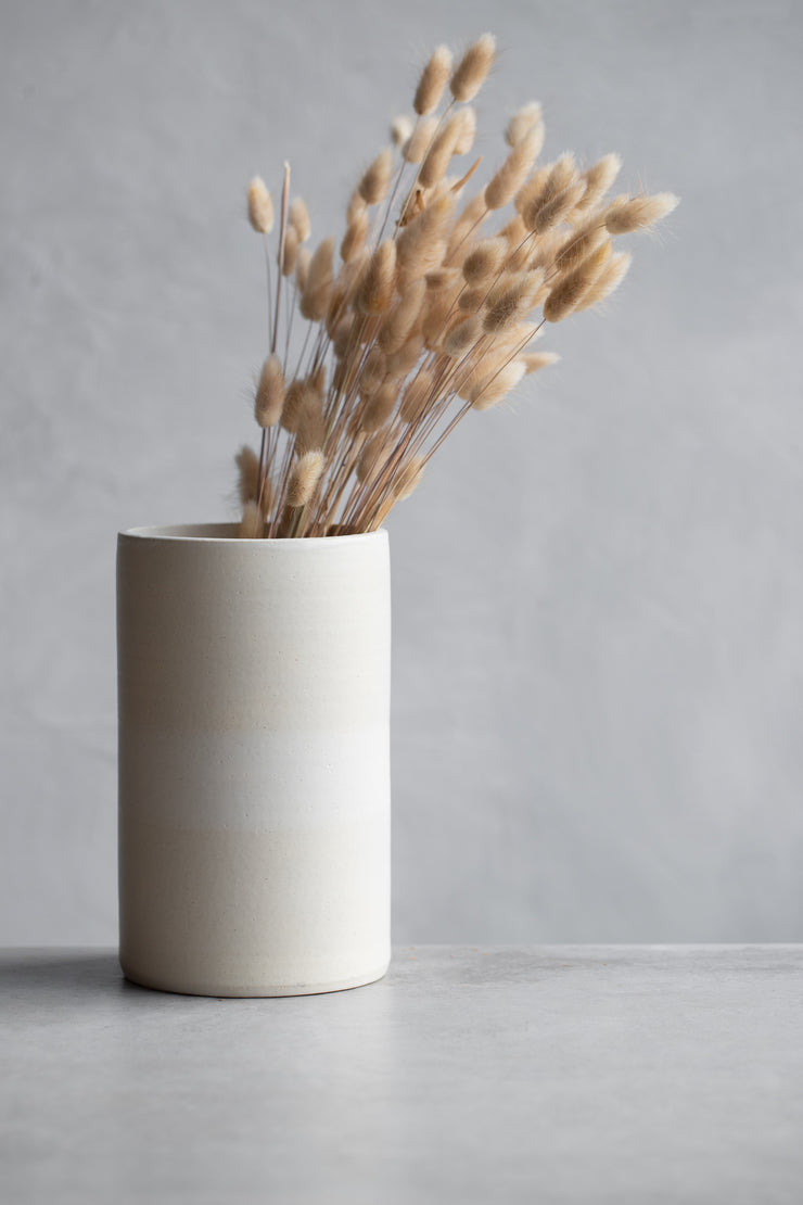 Ceramic Utensil Holder-Sand Stripe