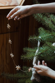 Handmade Gold Star Garland
