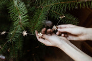 Handmade Gold Star Garland