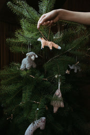 Paper Mache Cat Ornament