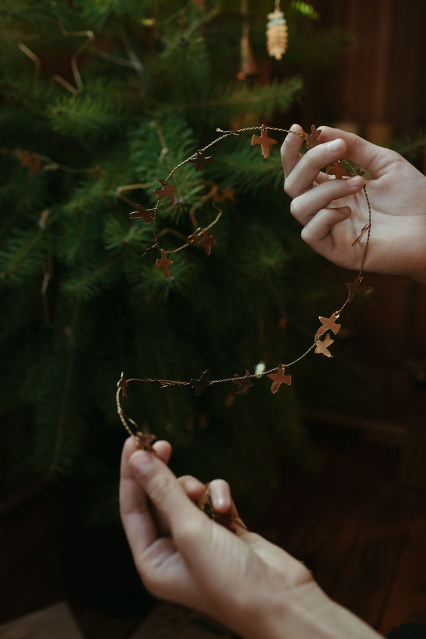Brass Bird Garland