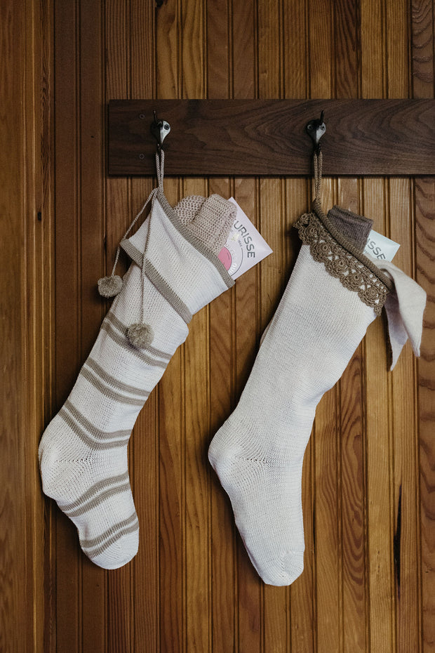 Cotton Stripe Stocking