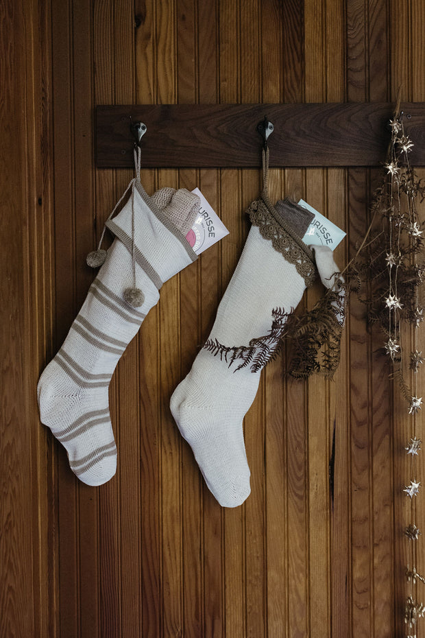 Cotton Stripe Stocking