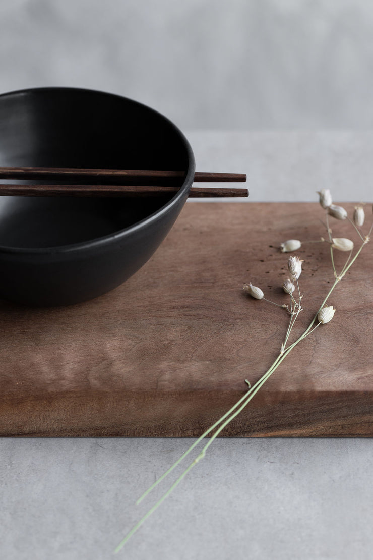 Satin Black Ramen Bowl