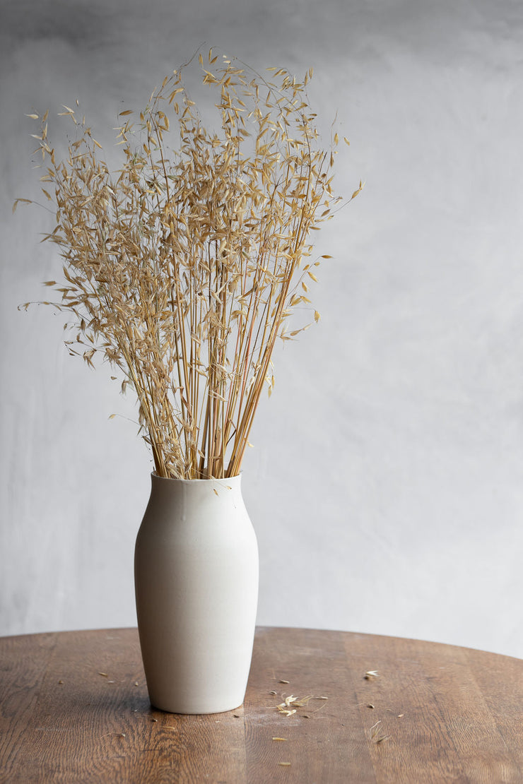Slender Stoneware Vase - Sand