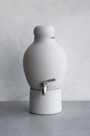 Ceramic Bellied Water Dispenser - Chalk