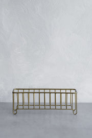 Brass Narrow Wire Basket