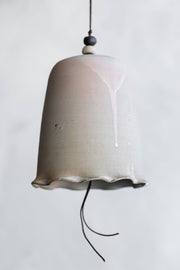 Large Ruffle Bell - Matte Grey