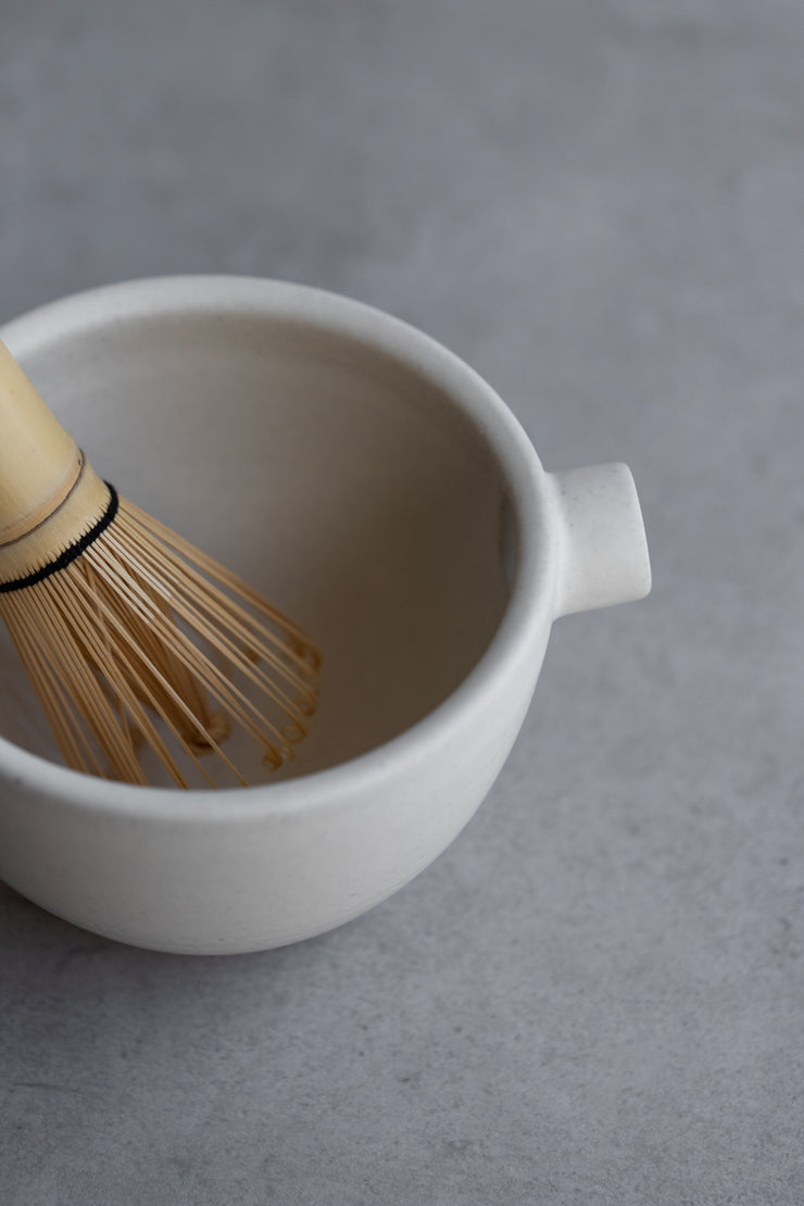 Spouted Matcha Prep Bowl - Sand