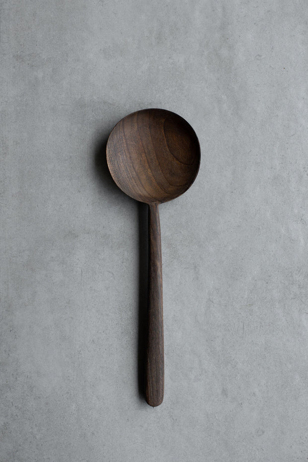 Organic Walnut Large Round Spoon