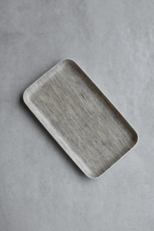 Natural Linen Coated Tray
