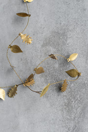 Brass Leaf Garland