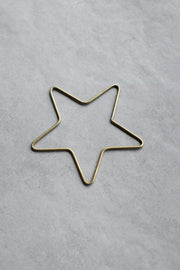 Brass Wire Star Ornament