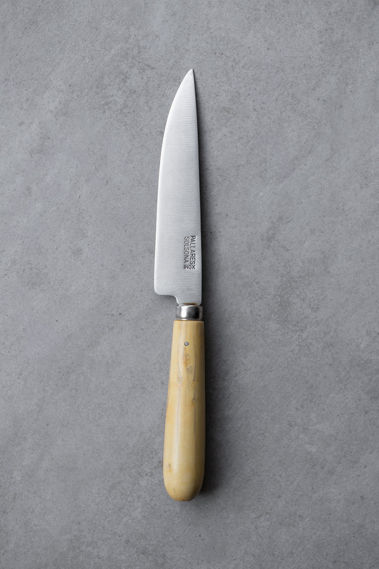 Stainless Steel Kitchen Knives - Boxwood Handle