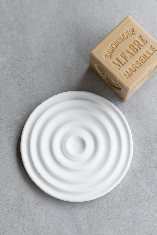 Ceramic Soap Dish - Matte White