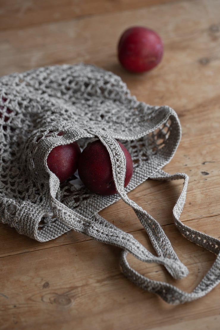 Crocheted Biana Bag - Linen