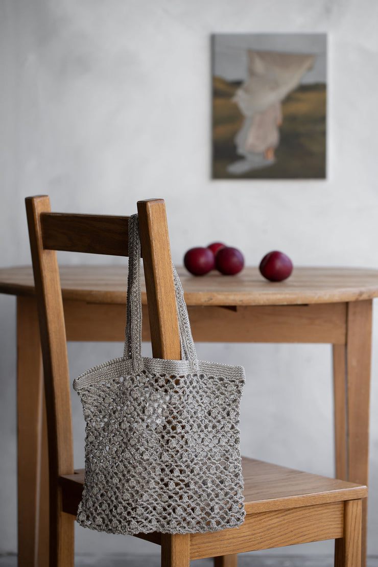 Crocheted Biana Bag - Linen