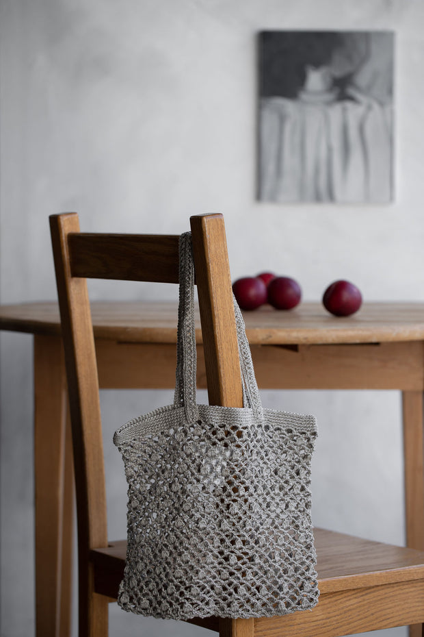Crocheted Biana Bag - Linen
