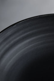Shallow Footed Compote - Satin Black