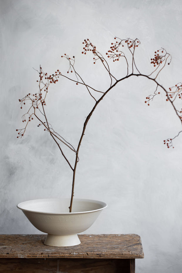 Minimal Footed Compote - Sand