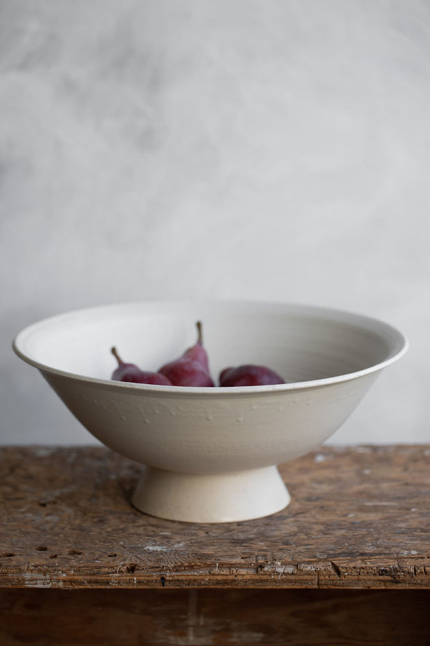 Minimal Footed Compote - Sand
