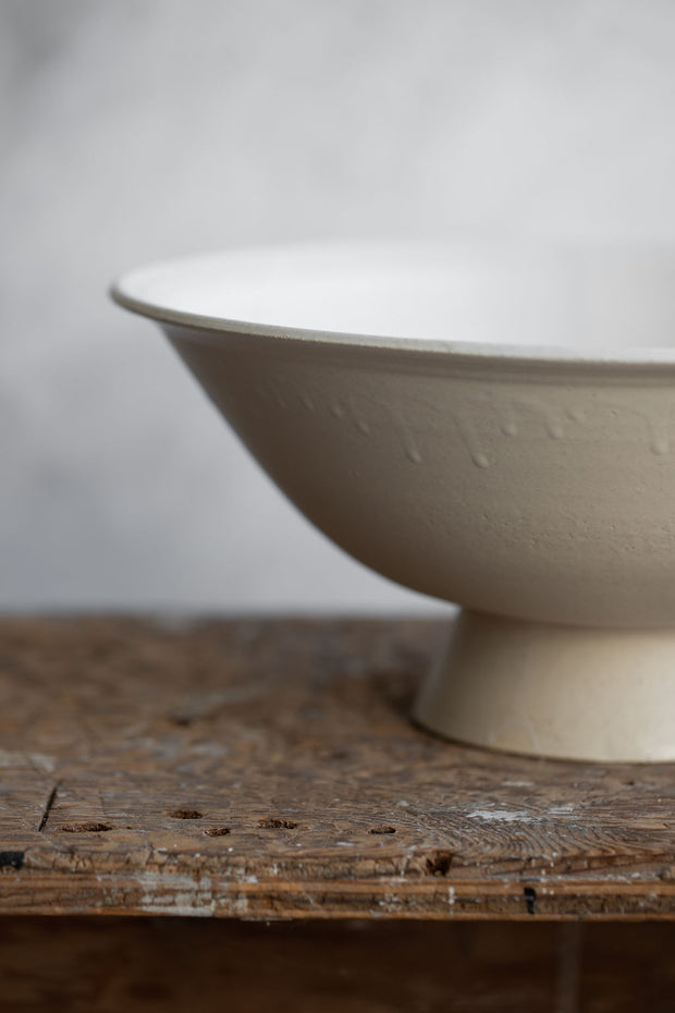 Minimal Footed Compote - Sand
