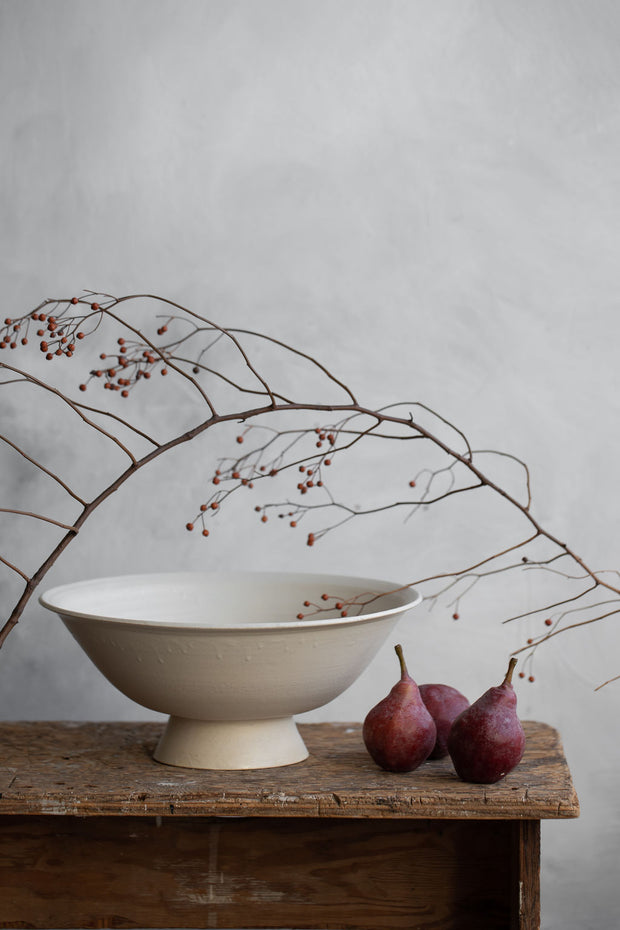 Minimal Footed Compote - Sand