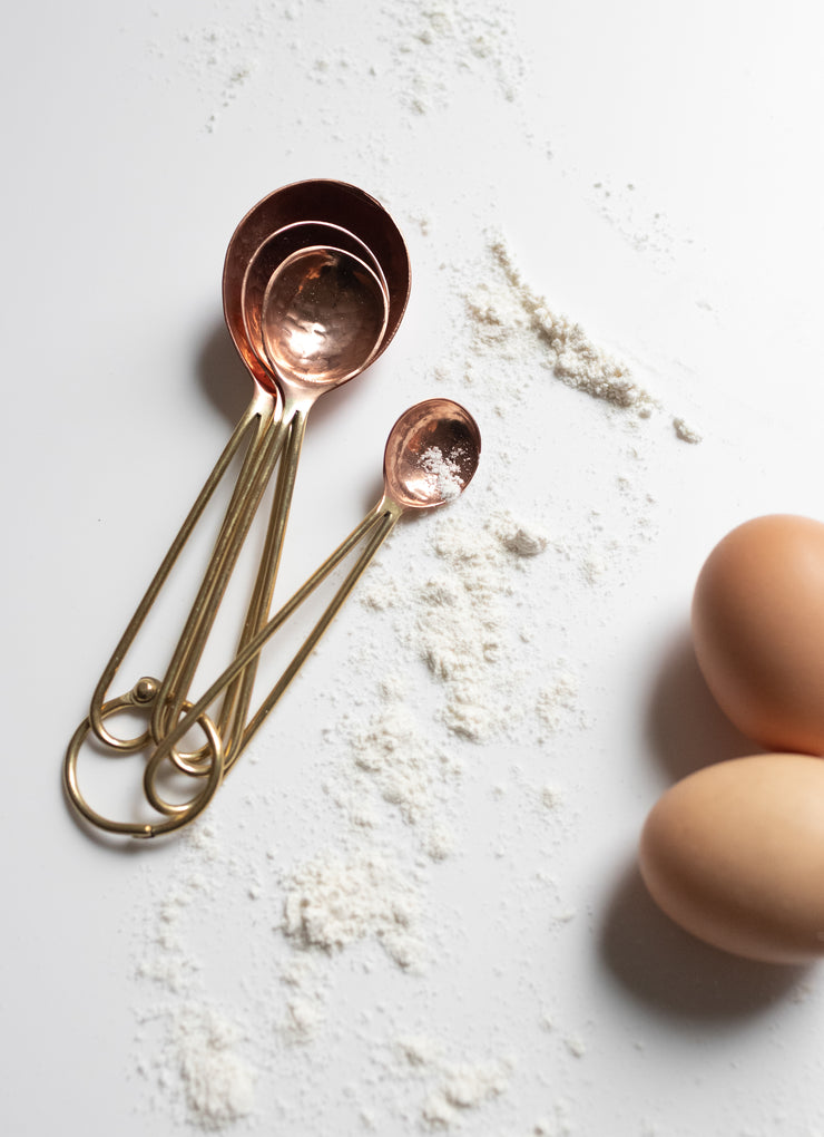 Copper-Brass: Measuring Spoons for the Stylish Kitchen – The Punctilious  Mr. P's Place Card Co.