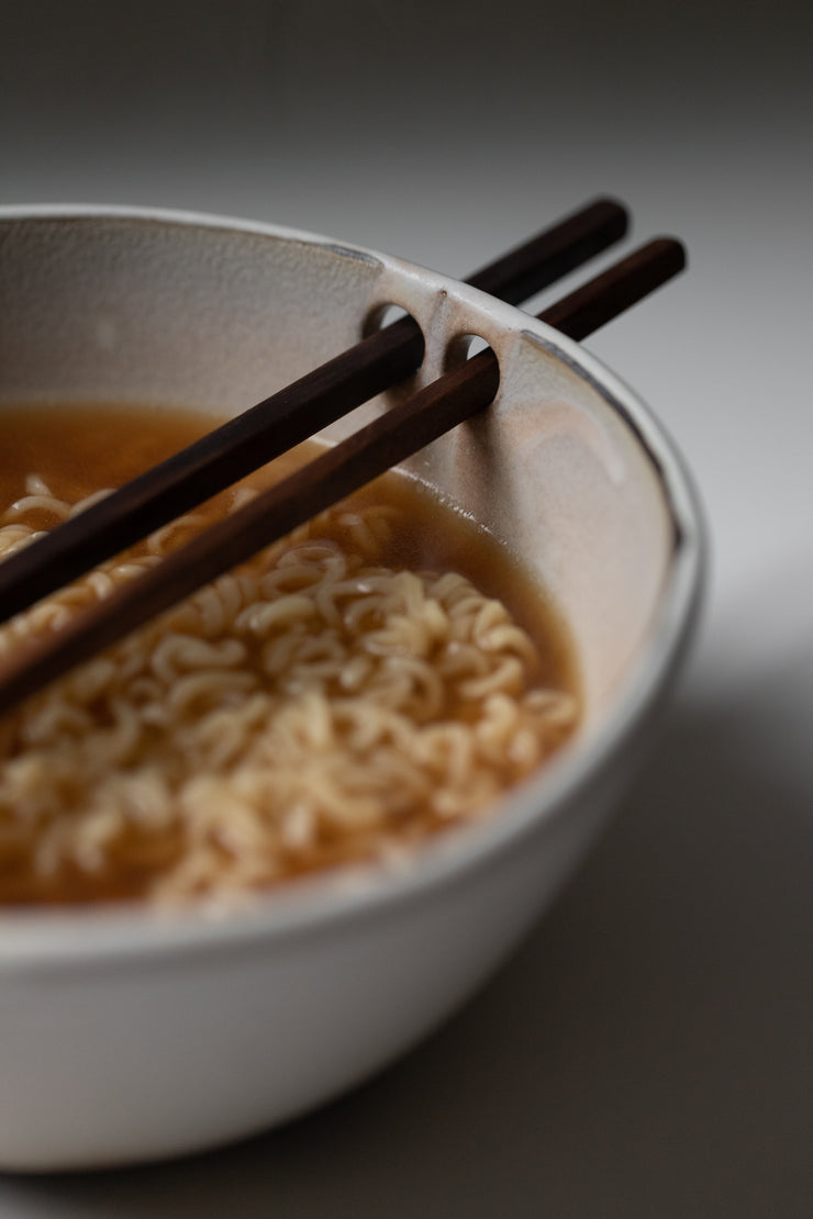 Matte Grey Ramen Bowl