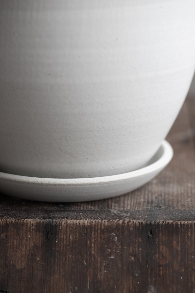 Conical Planter + Saucer / Sand