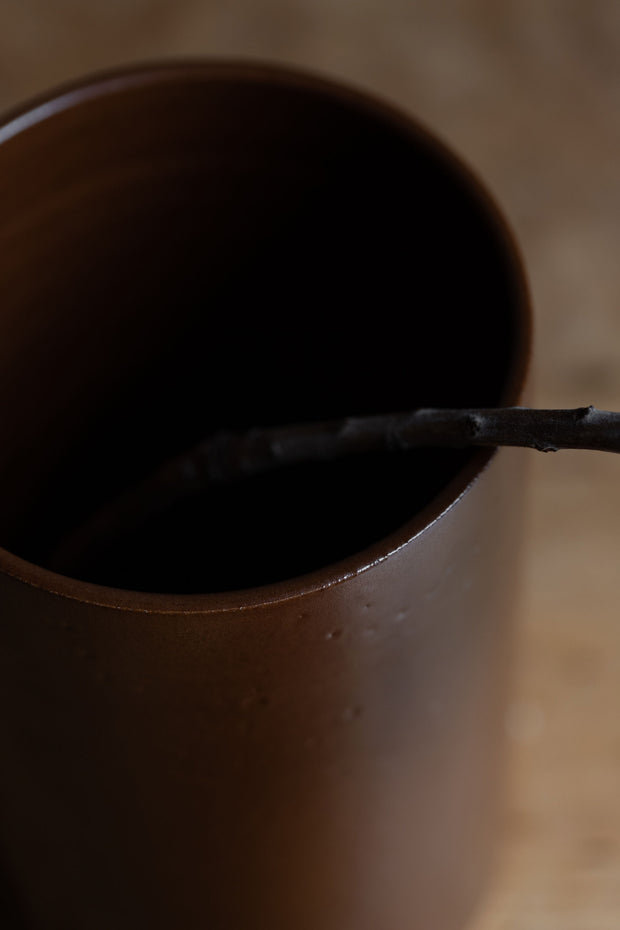 Ceramic Utensil Holder - Bark
