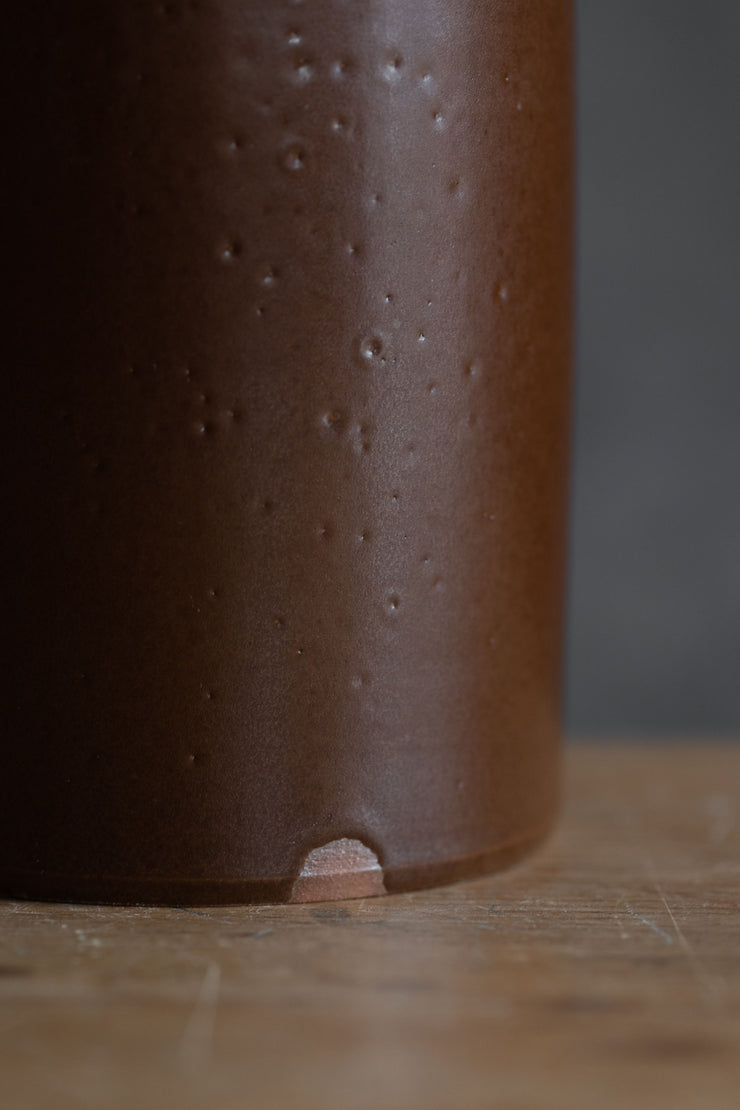 Ceramic Utensil Holder - Bark