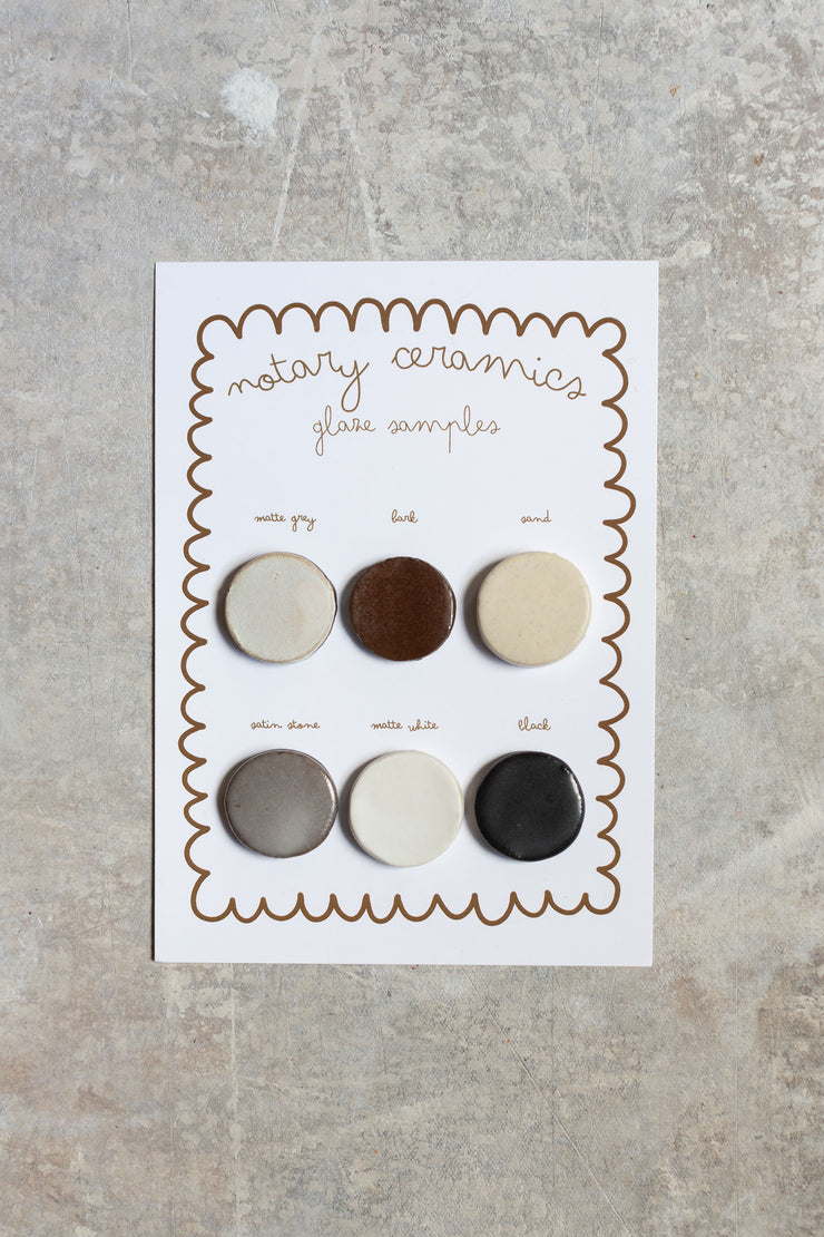 Notary Glaze Sample Set