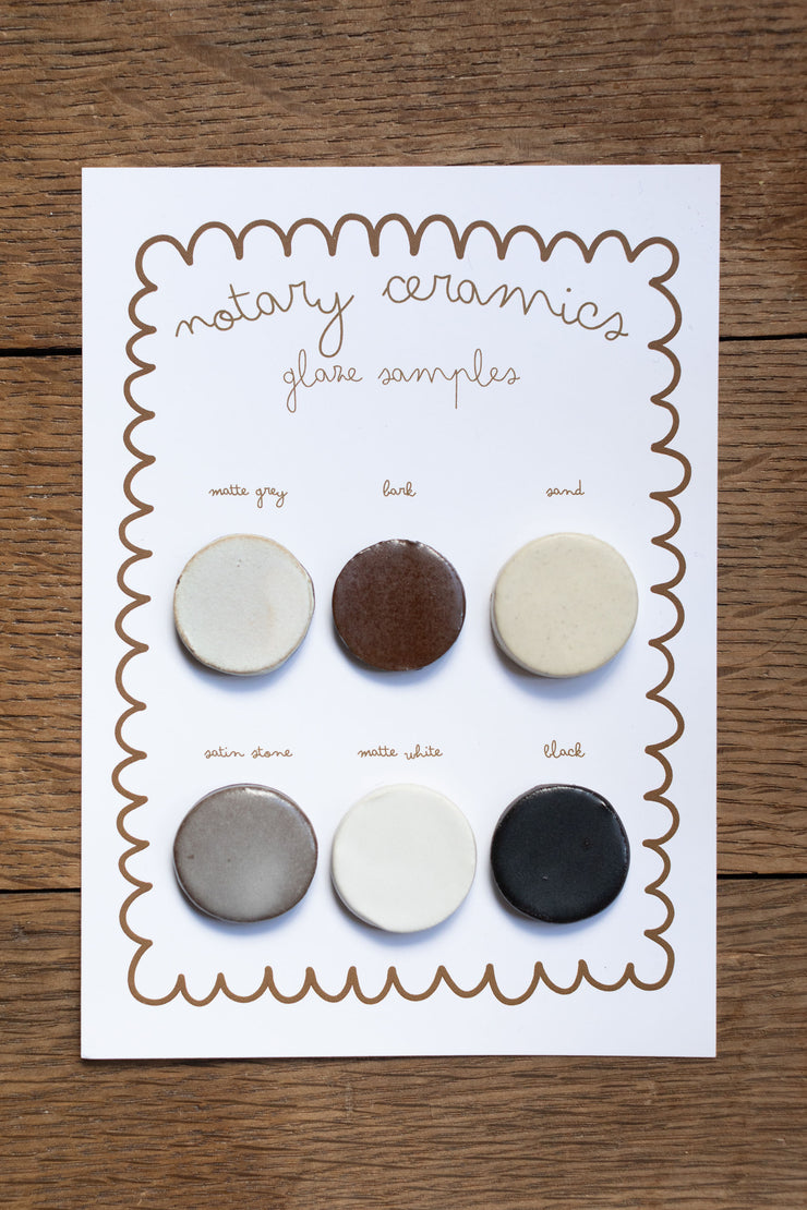 Notary Glaze Sample Set